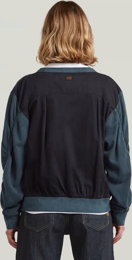 G-Star RAW Woven Mix Relaxed Sweater Donkerblauw Dames - Foto 6