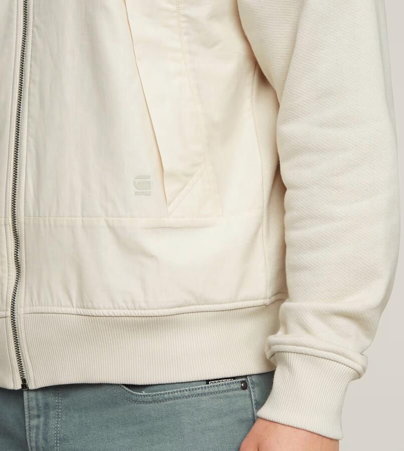 G-Star RAW Woven Mix Relaxed Sweater Wit Heren - Foto 5