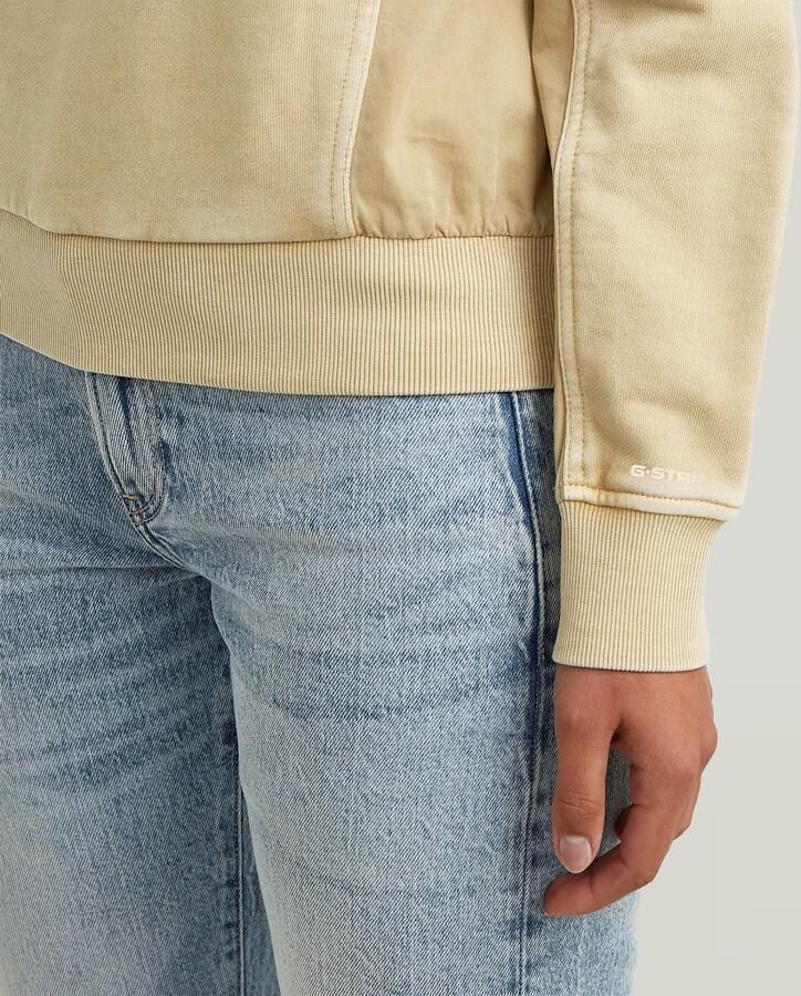 G-Star RAW Woven Mix Sweater Beige Dames - Foto 3