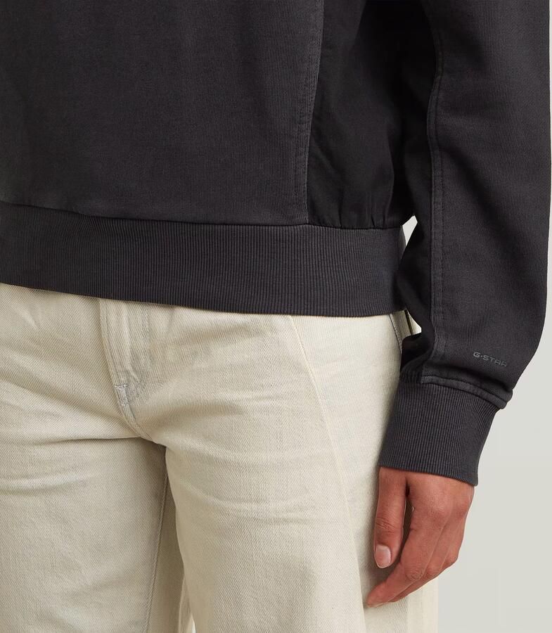 G-Star RAW Woven Mix Sweater Zwart Dames - Foto 4