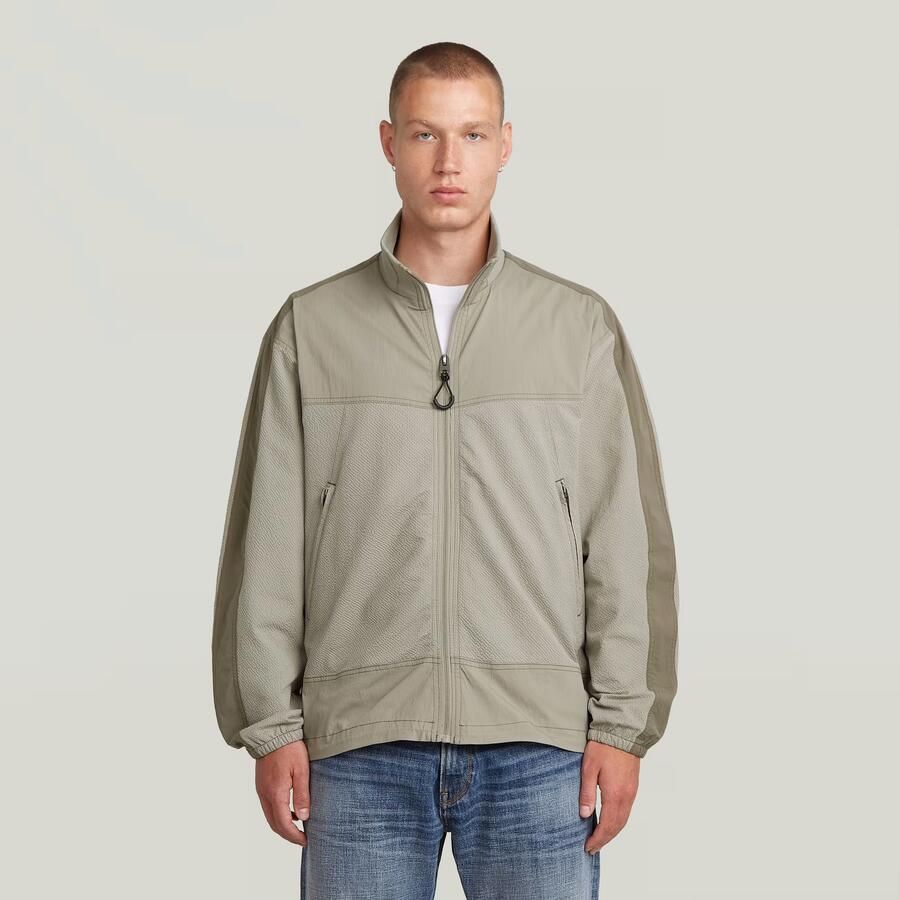G-Star Raw Trainingsjack met opstaande kraag en ritszakken
