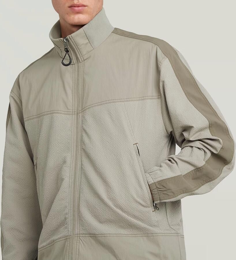 G-Star Raw Trainingsjack met opstaande kraag en ritszakken - Foto 4