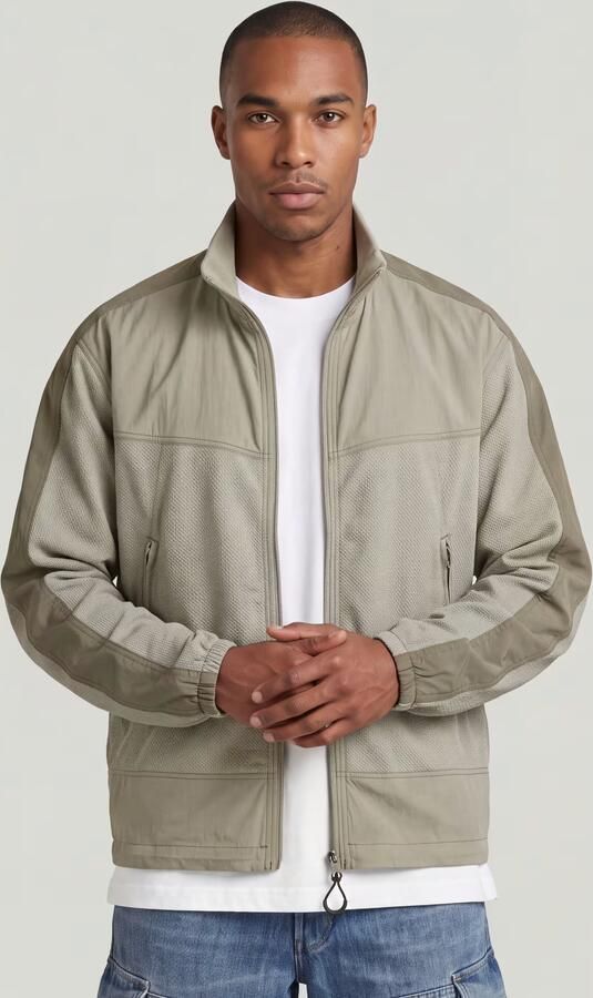 G-Star Raw Trainingsjack met opstaande kraag en ritszakken - Foto 9