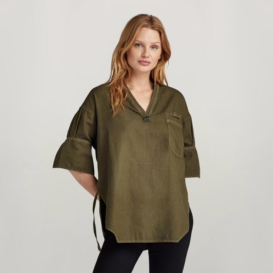 G-Star RAW Woven Tunic Groen Dames