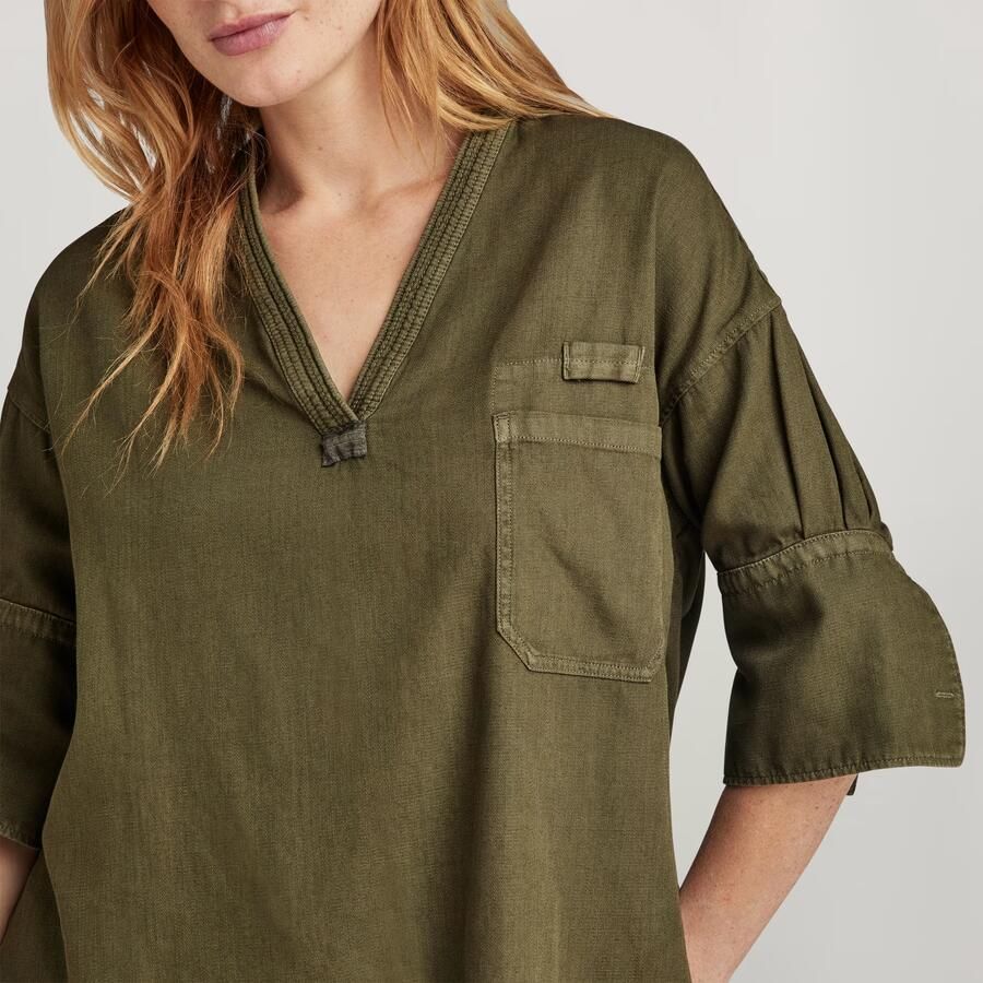 G-Star RAW Woven Tunic Groen Dames - Foto 4
