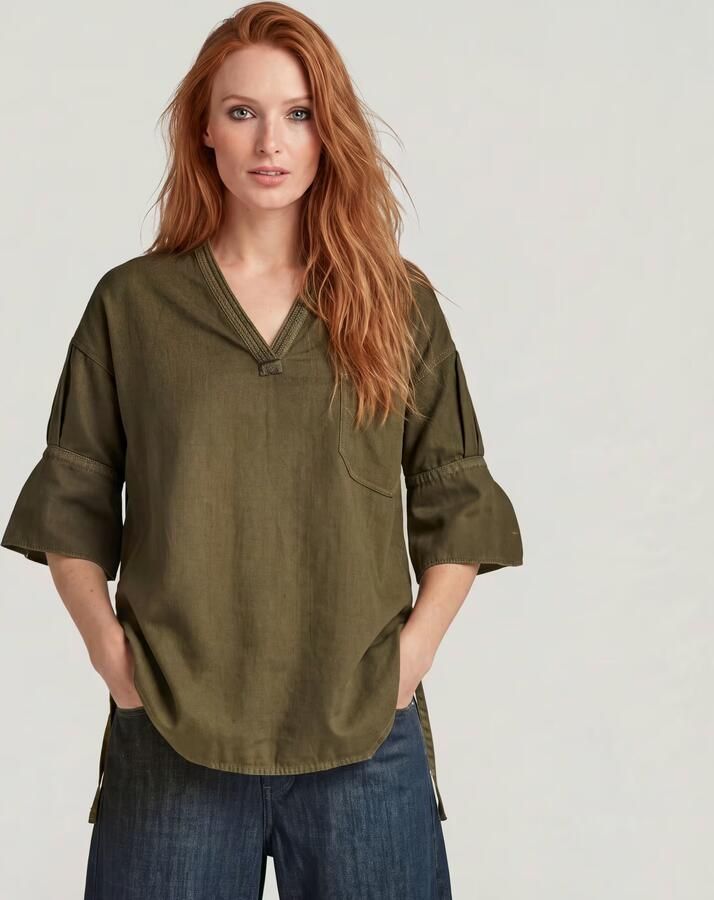 G-Star RAW Woven Tunic Groen Dames - Foto 7