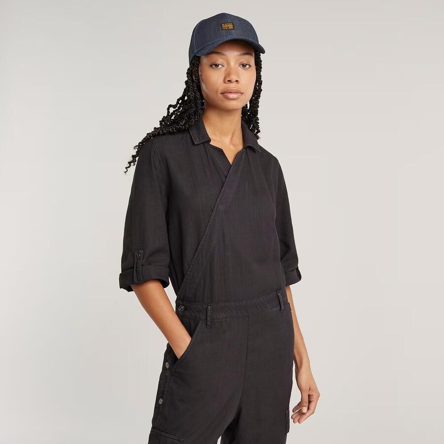 G-Star RAW Wrap Jumpsuit Grijs Dames