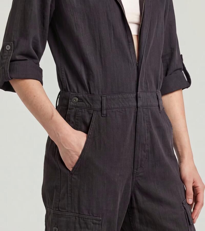 G-Star RAW Wrap Jumpsuit Grijs Dames - Foto 6