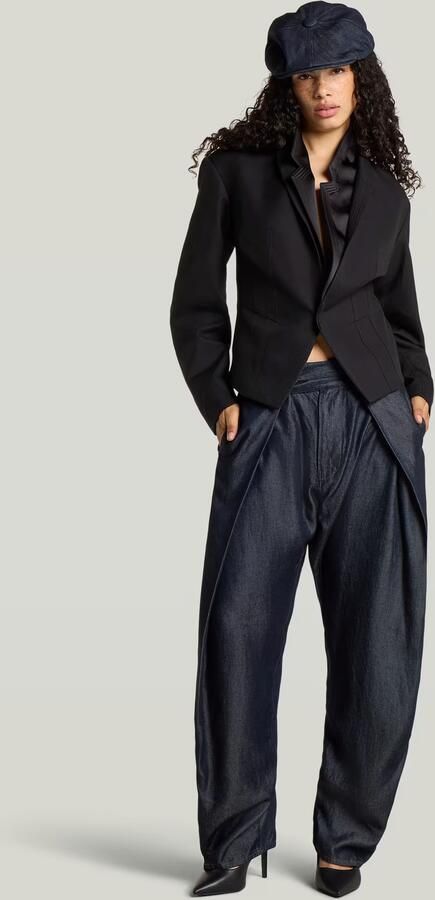 G-Star RAW Wrap Loose Jeans Donkerblauw Dames - Foto 4