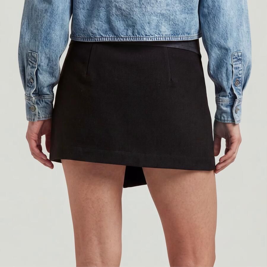 G-Star RAW Wrap Rok Zwart Dames - Foto 3