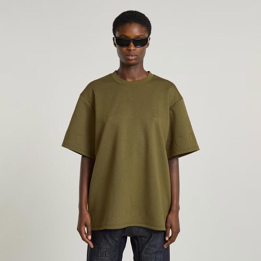 G-Star RAW WVB Unisex Boxy T-Shirt Groen Heren - Foto 8