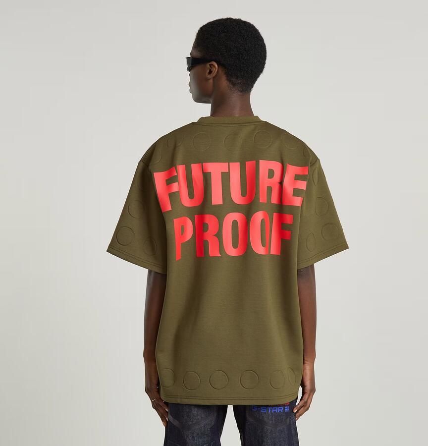 G-Star RAW WVB Unisex Boxy T-Shirt Groen Heren - Foto 5