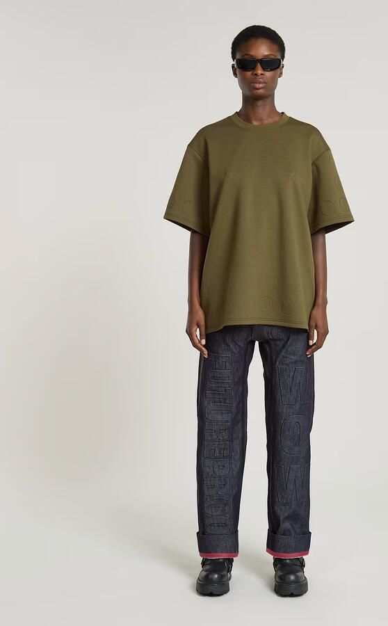 G-Star RAW WVB Unisex Boxy T-Shirt Groen Heren - Foto 7