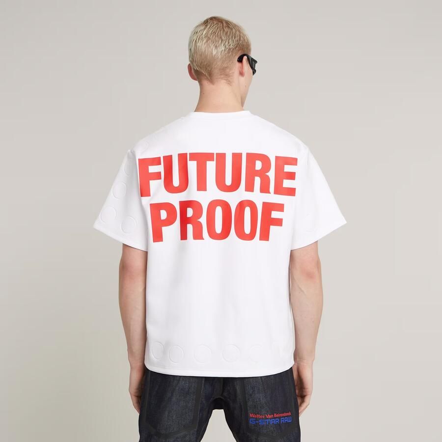 G-Star RAW WVB Unisex Boxy T-Shirt Wit Heren - Foto 8