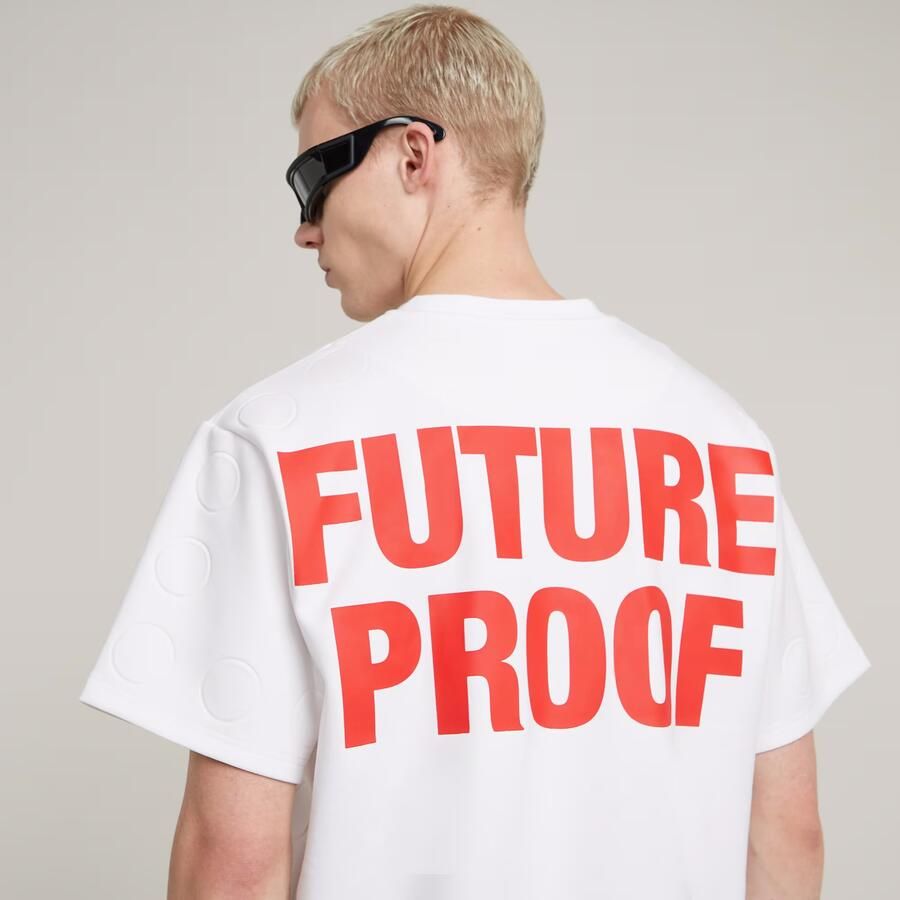 G-Star RAW WVB Unisex Boxy T-Shirt Wit Heren - Foto 4