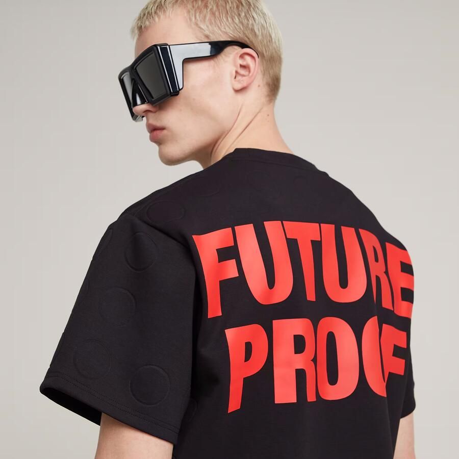 G-Star RAW WVB Unisex Boxy T-Shirt Zwart Heren - Foto 2