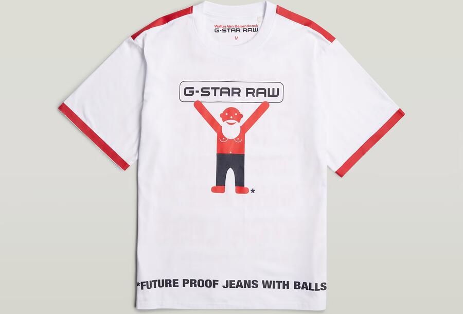 G-Star RAW WVB Unisex Boxy Tee Wit Heren - Foto 6