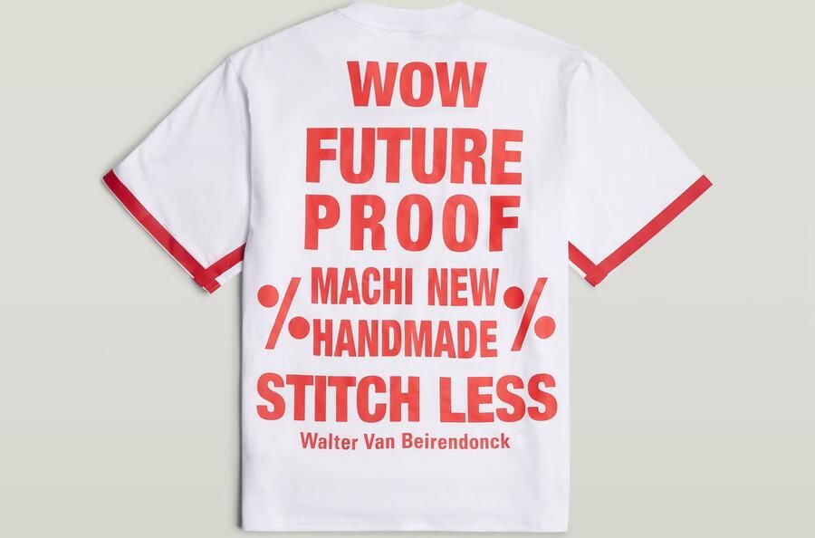 G-Star RAW WVB Unisex Boxy Tee Wit Heren - Foto 7