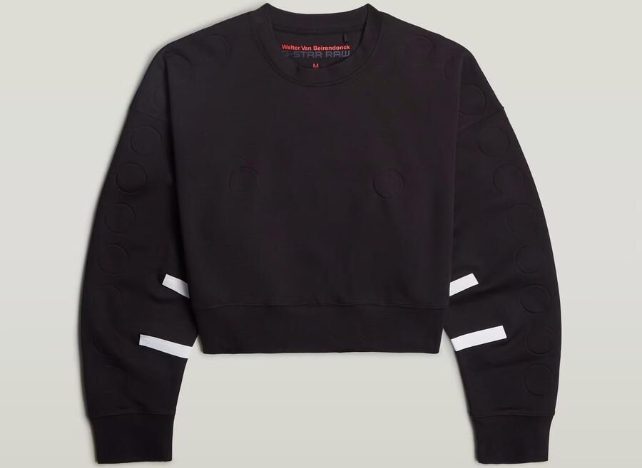 G-Star RAW WVB Unisex Kort Sweatshirt Zwart Heren - Foto 7