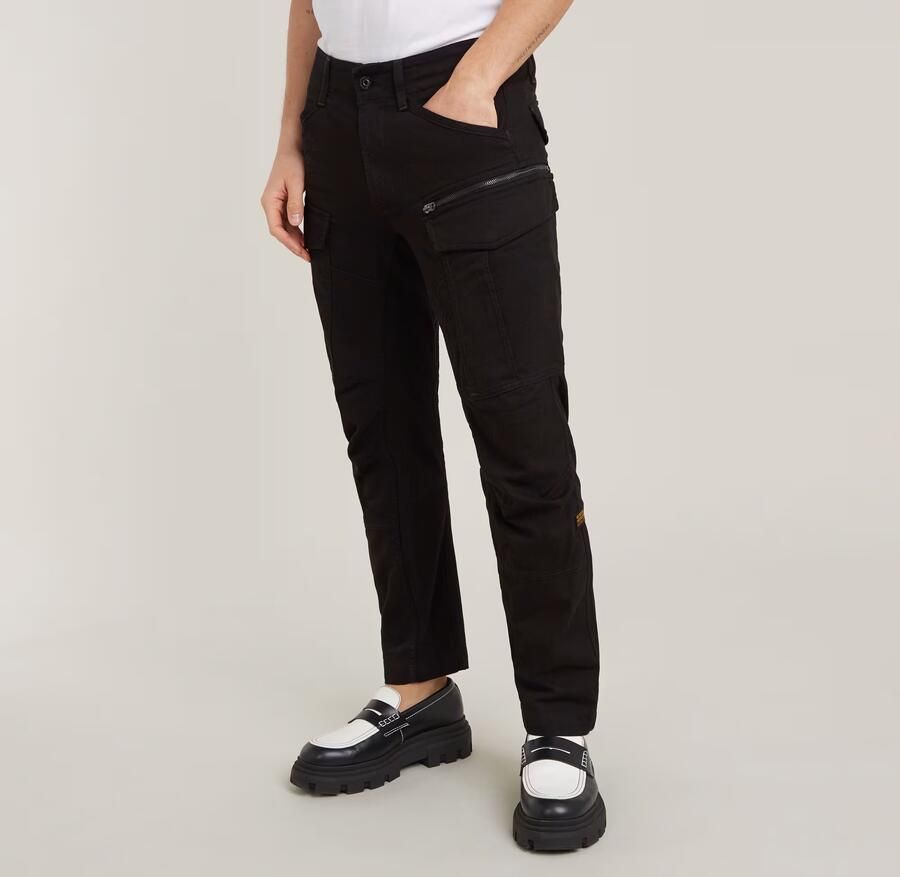G-Star RAW Zip Cargobroek 3D Tapered Zwart Heren - Foto 4