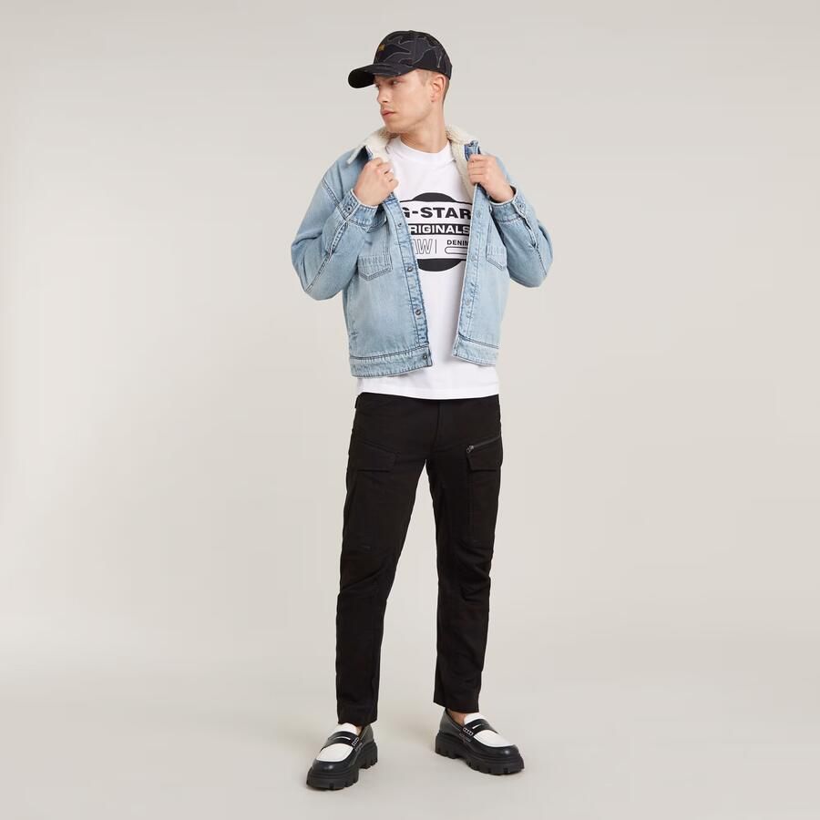 G-Star RAW Zip Cargobroek 3D Tapered Zwart Heren - Foto 3