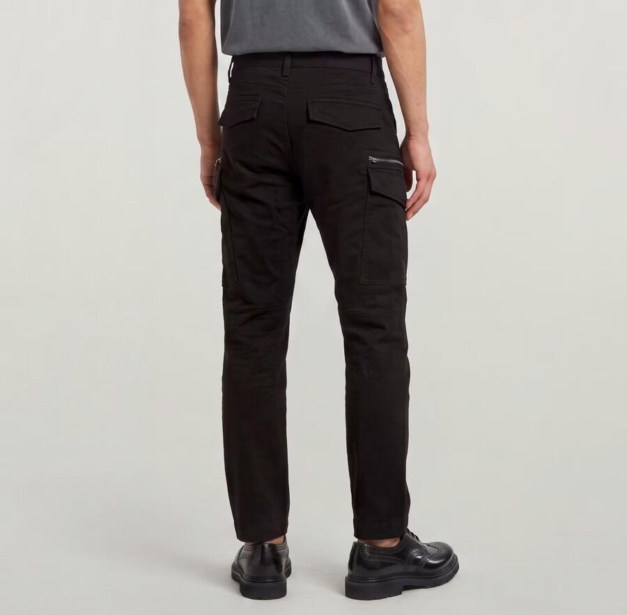 G-Star RAW Zip Cargobroek 3D Tapered Zwart Heren - Foto 6