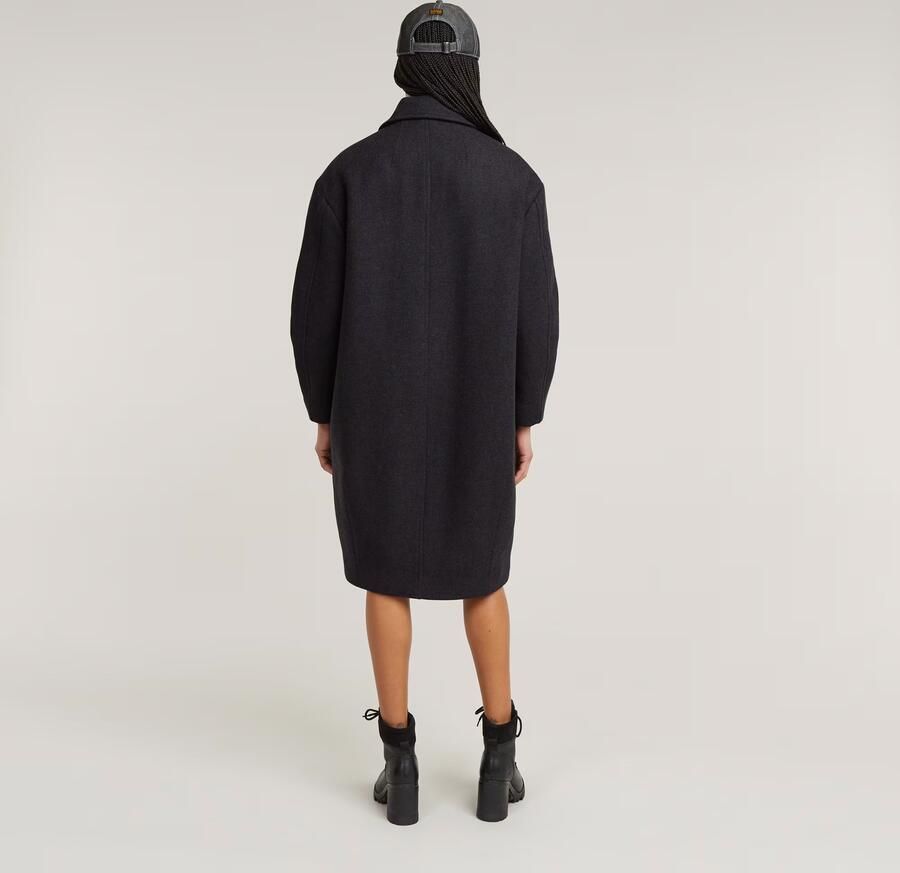 G-Star RAW Zip Cocoon Jas Oversized Grijs Dames - Foto 6
