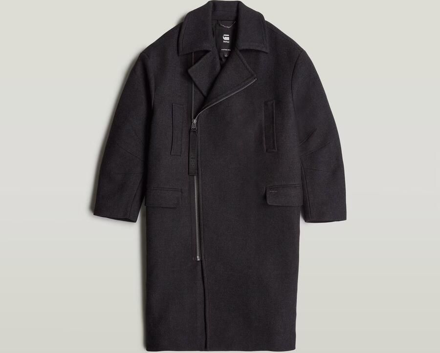 G-Star RAW Zip Cocoon Jas Oversized Grijs Dames - Foto 7