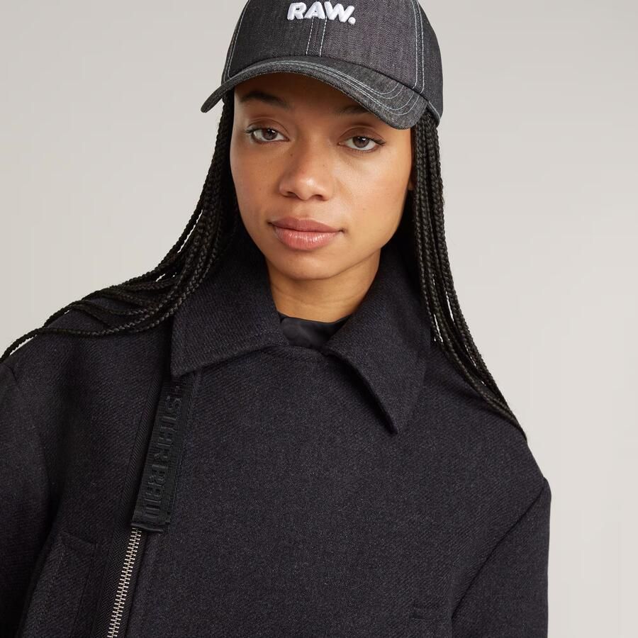 G-Star RAW Zip Cocoon Jas Oversized Grijs Dames - Foto 3
