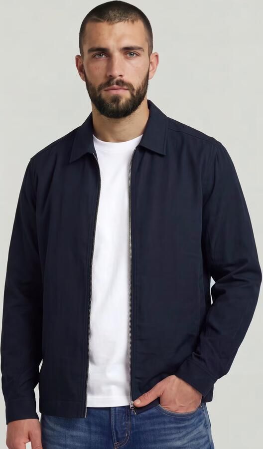 G-Star RAW Zip Jack Donkerblauw Heren - Foto 6