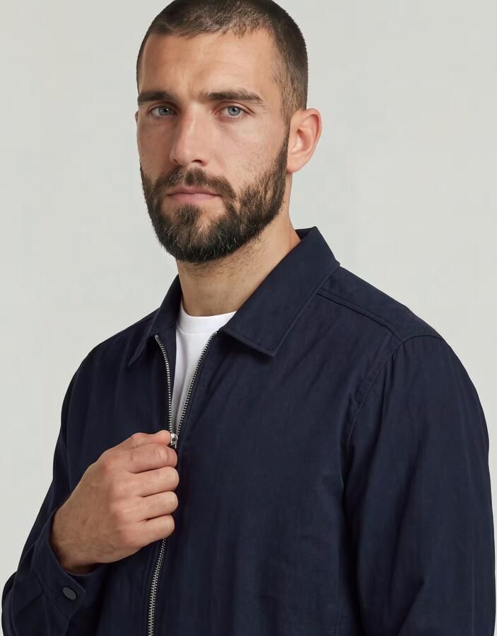 G-Star RAW Zip Jack Donkerblauw Heren - Foto 3