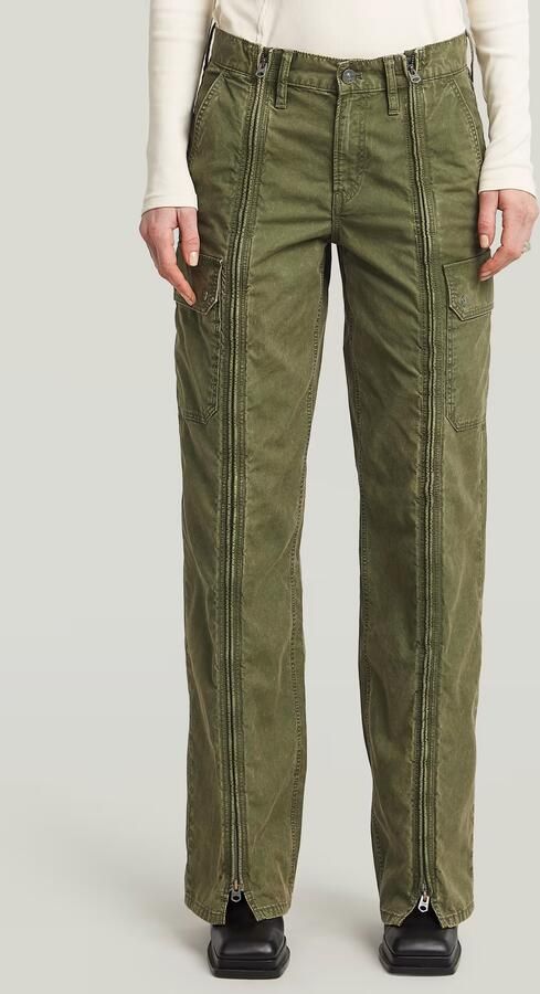 G-Star RAW Zip Judee Broek Groen Dames - Foto 7