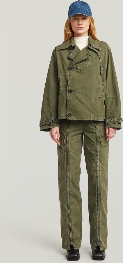 G-Star RAW Zip Judee Broek Groen Dames - Foto 6