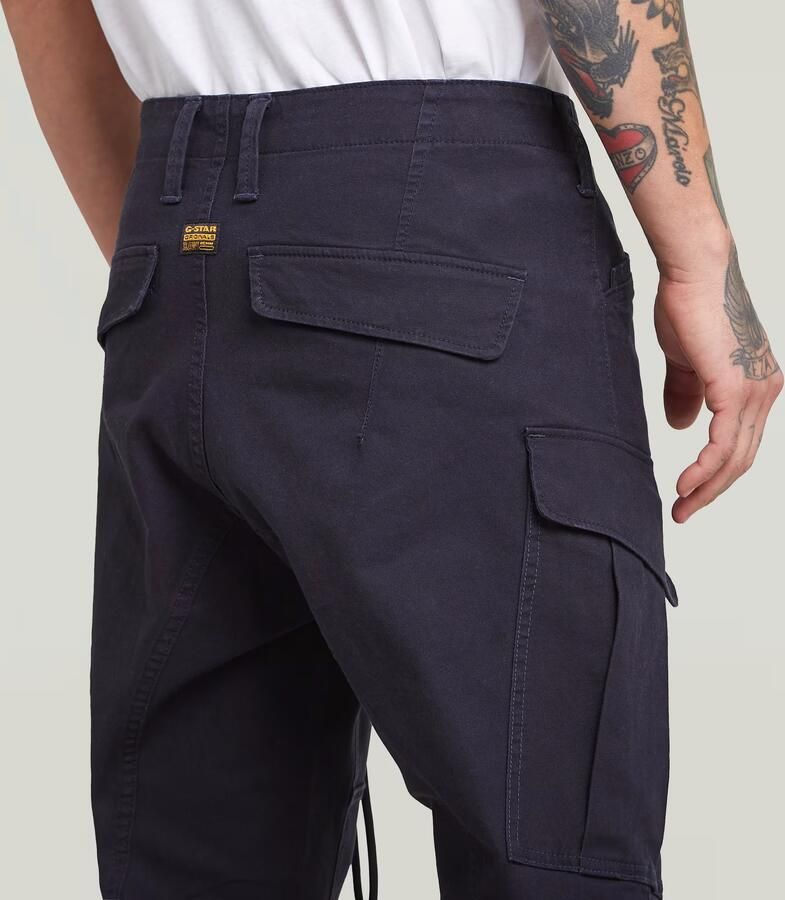 G-Star RAW Zip Pocket 3D Skinny 2.0 Cargobroek Donkerblauw Heren - Foto 2