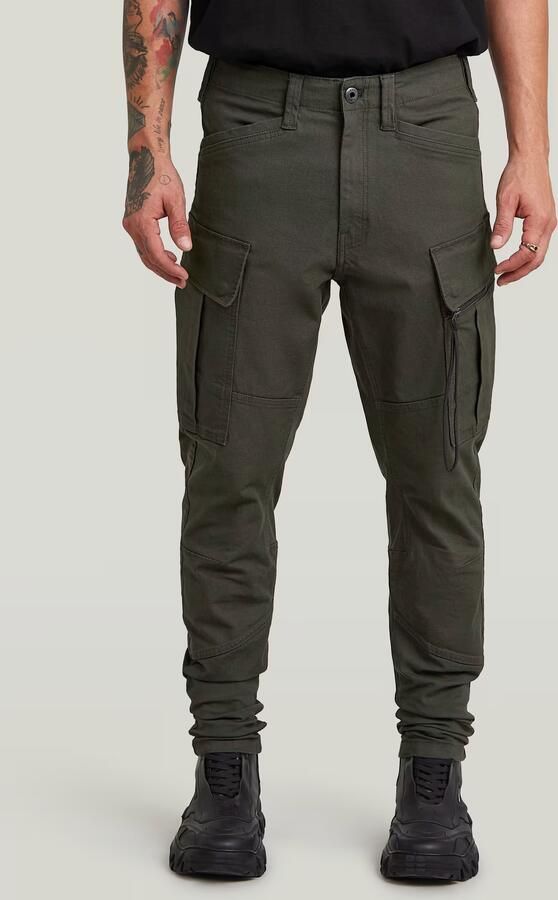 G-Star RAW Zip Pocket 3D Skinny 2.0 Cargobroek Grijs Heren - Foto 7