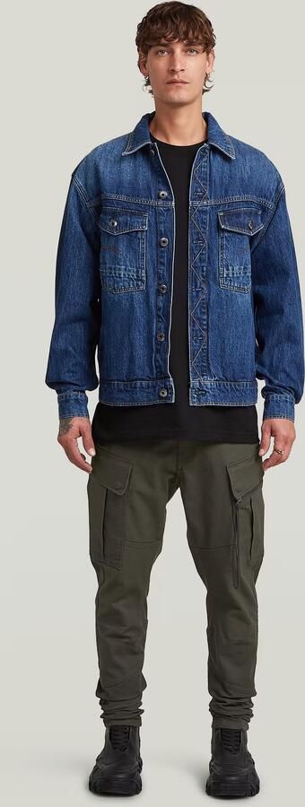 G-Star RAW Zip Pocket 3D Skinny 2.0 Cargobroek Grijs Heren - Foto 6