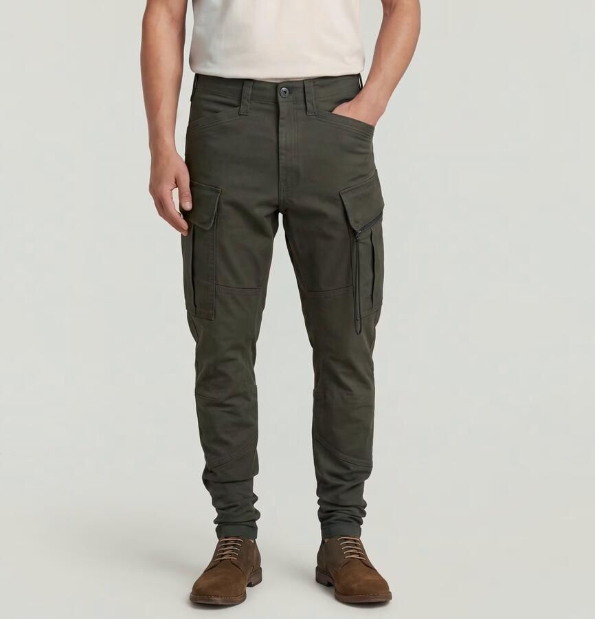 G-Star RAW Zip Pocket 3D Skinny 2.0 Cargobroek Grijs Heren - Foto 5