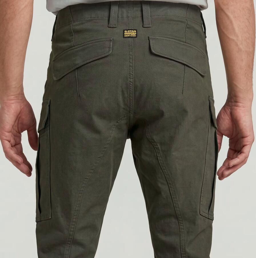 G-Star RAW Zip Pocket 3D Skinny 2.0 Cargobroek Grijs Heren - Foto 3