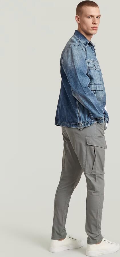 G-Star RAW Zip Pocket 3D Skinny 2.0 Cargobroek Groen Heren - Foto 5