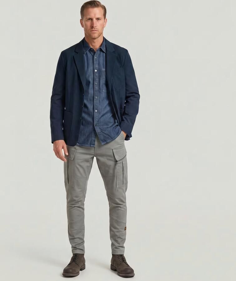 G-Star RAW Zip Pocket 3D Skinny 2.0 Cargobroek Groen Heren - Foto 6