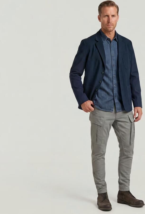 G-Star RAW Zip Pocket 3D Skinny 2.0 Cargobroek Groen Heren - Foto 6