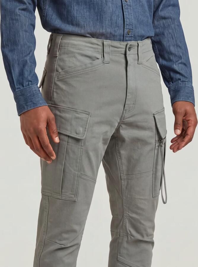 G-Star RAW Zip Pocket 3D Skinny 2.0 Cargobroek Groen Heren - Foto 5