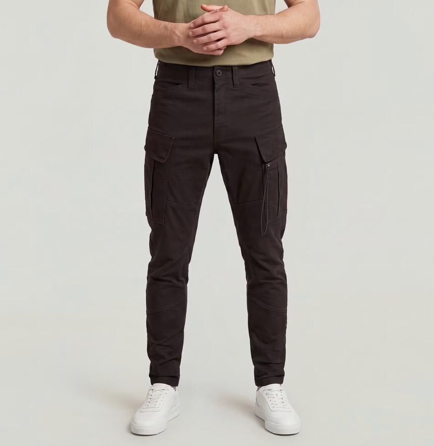 G-Star RAW Zip Pocket 3D Skinny 2.0 Cargobroek Zwart Heren - Foto 4