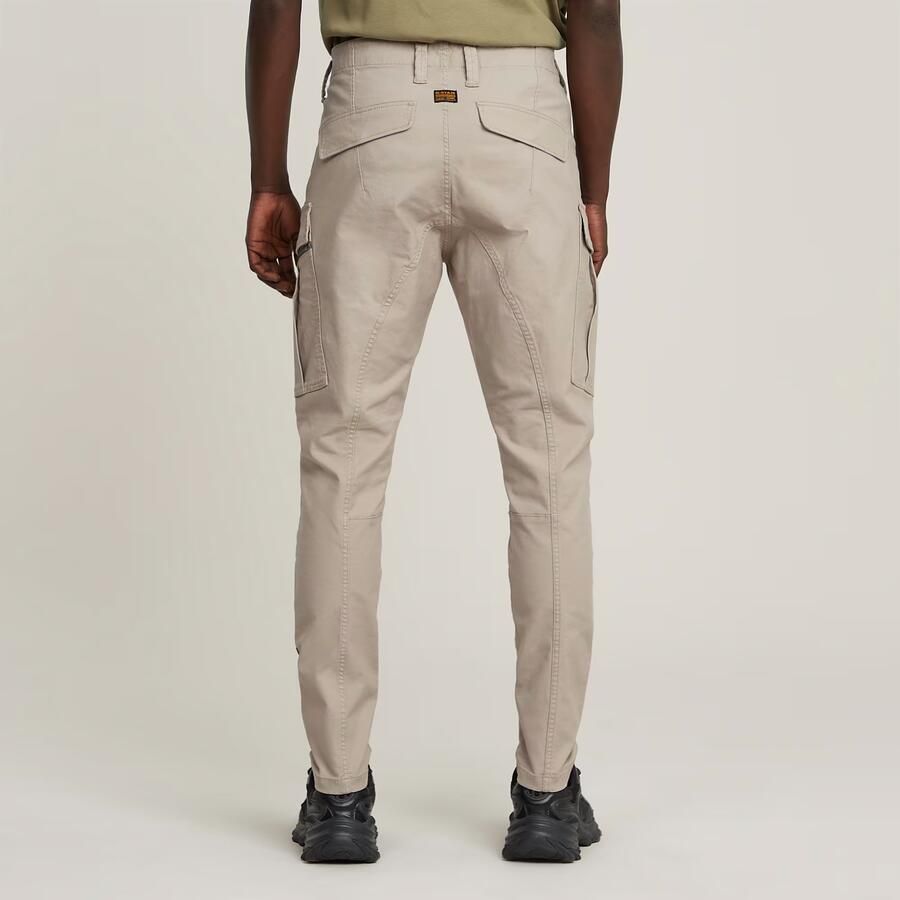 G-Star RAW Zip Pocket 3D Skinny Cargo Broek 2.0 Beige Heren