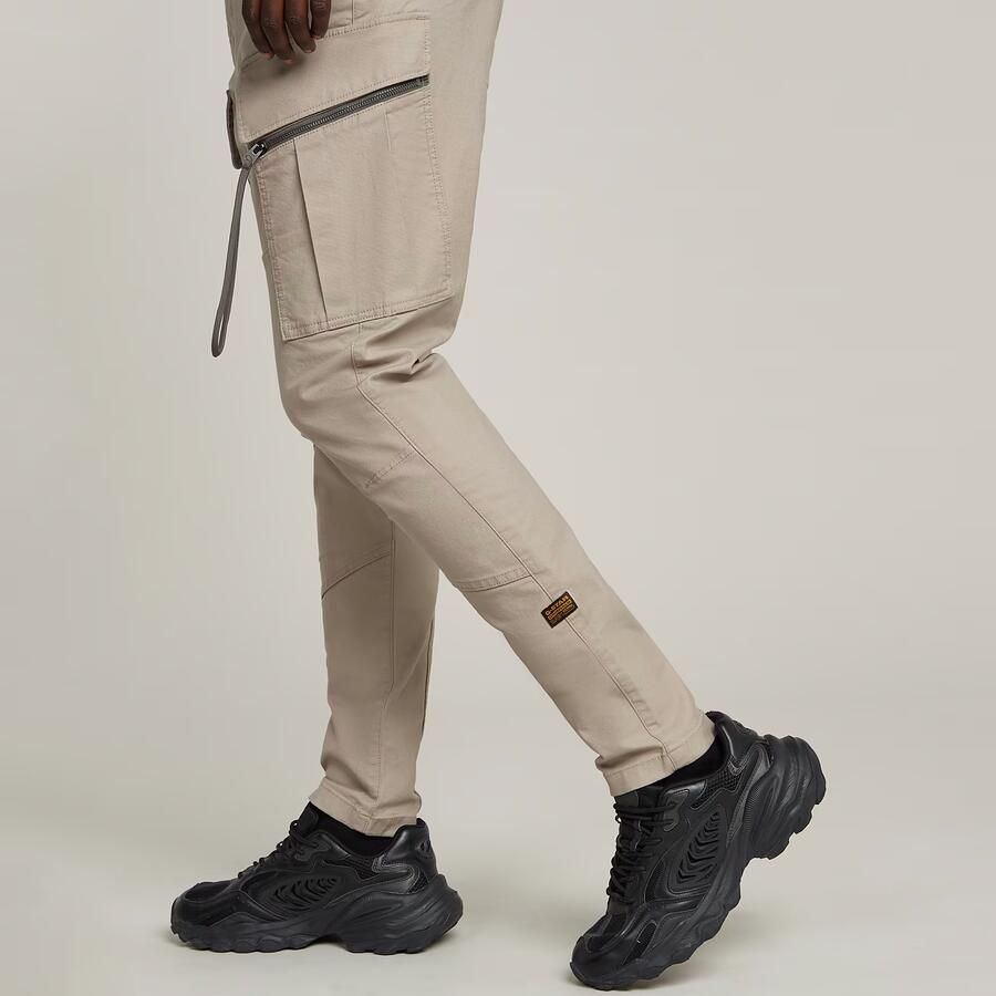 G-Star RAW Zip Pocket 3D Skinny Cargo Broek 2.0 Beige Heren - Foto 3
