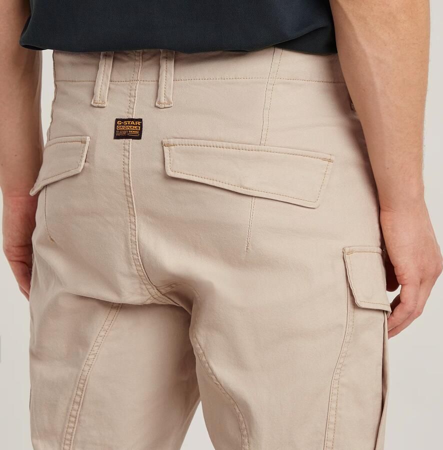 G-Star RAW Zip Pocket 3D Skinny Cargo Broek 2.0 Beige Heren - Foto 4