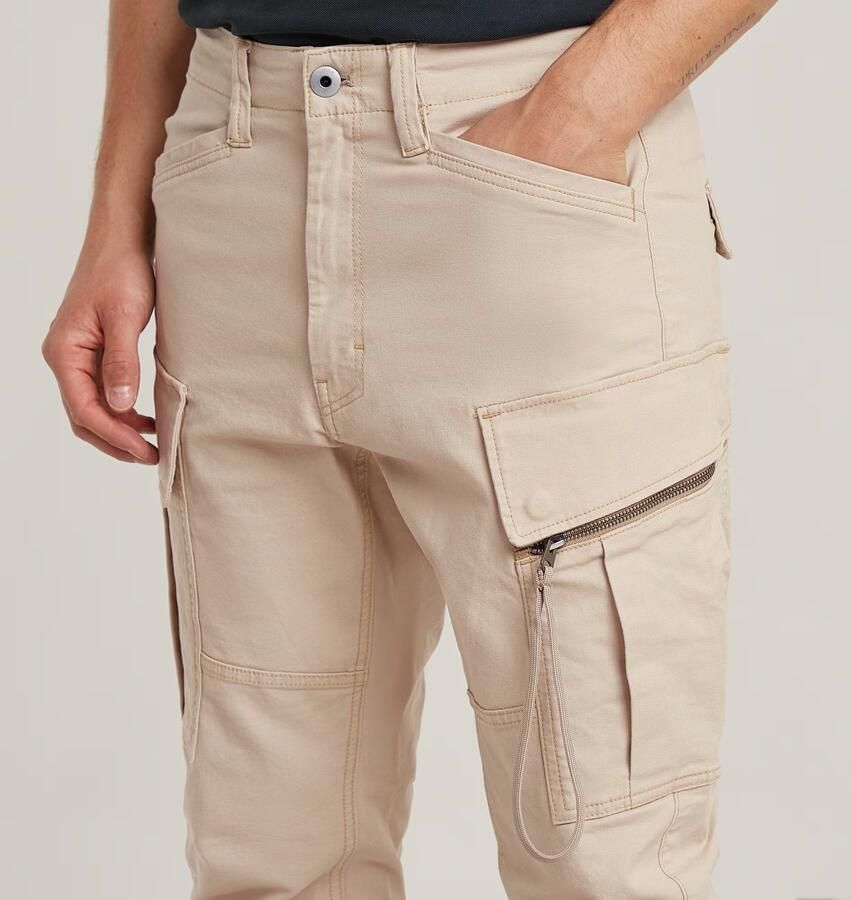 G-Star RAW Zip Pocket 3D Skinny Cargo Broek 2.0 Beige Heren - Foto 5
