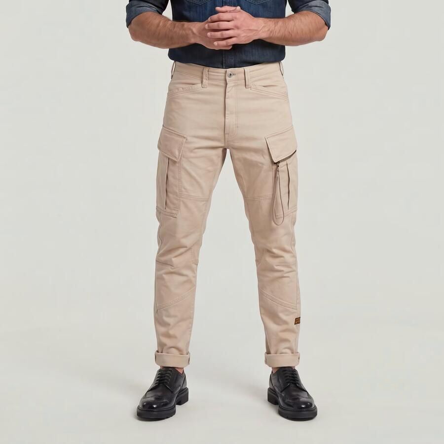G-Star RAW Zip Pocket 3D Skinny Cargo Broek 2.0 Beige Heren - Foto 3