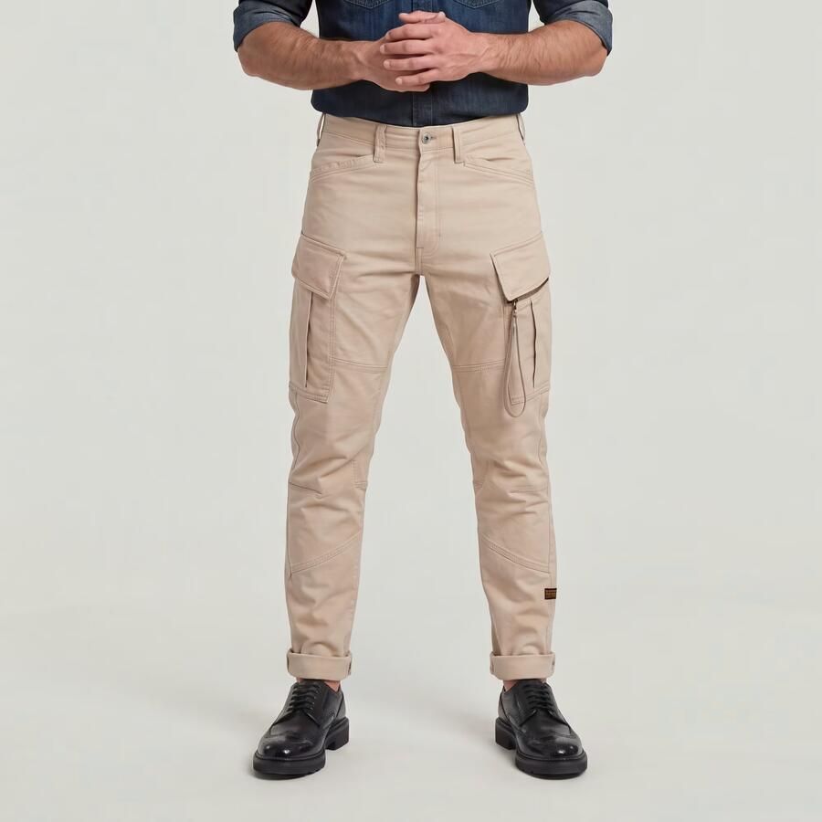 G-Star RAW Zip Pocket 3D Skinny Cargo Broek 2.0 Beige Heren - Foto 3