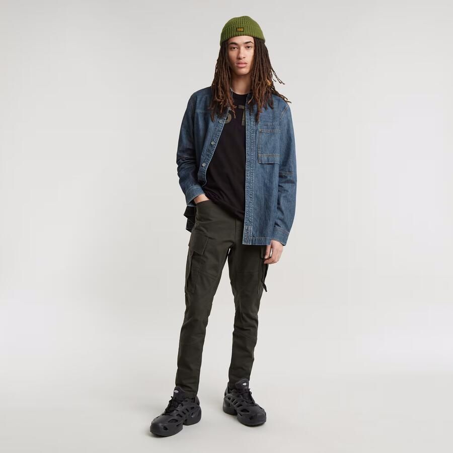 G-Star RAW Zip Pocket 3D Skinny Cargo Broek 2.0 Grijs Heren - Foto 2